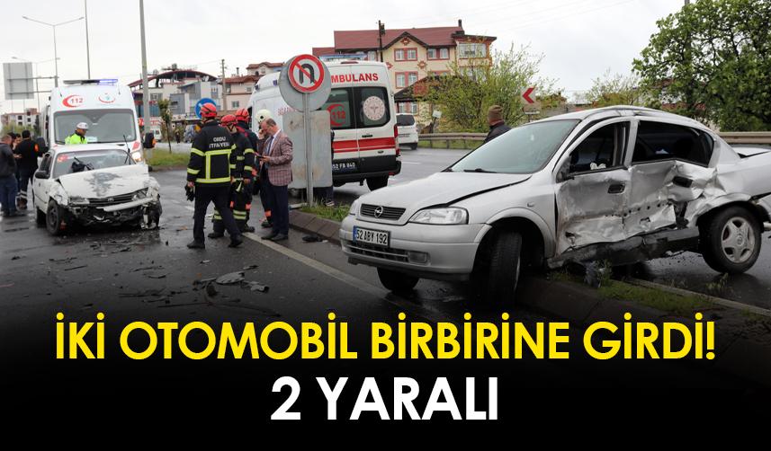 Ordu'nun Ünye ilçesinde trafik kazası! İki kişi yaralandı. 11-Mayıs-2023
