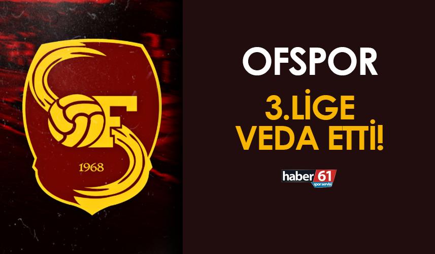 Trabzon ekibi 3. Lig'de küme düştü