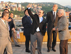 Başkan'ın sanayi esnafına ziyareti