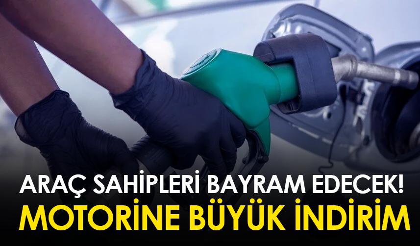 Araç sahipleri bayram edecek! Motorine büyük indirim