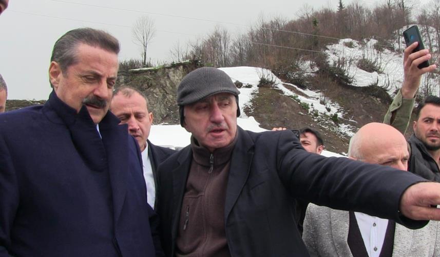 Artvin'de köy sakinleri tünel istedi