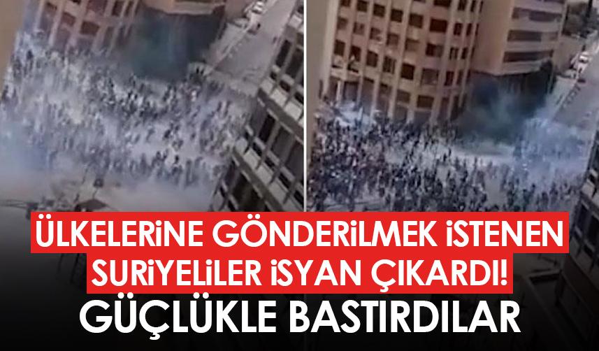 Suriyelileri ülkelerine göndermek isteyen Lübnan isyanları zor bastırdı