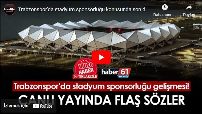 Trabzonspor'da flaş sponsorluk gelişmesi! "29 yıllığına kiralanabilirse..."