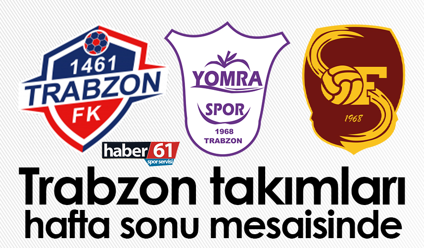 Trabzon takımları hafta sonu mesaisinde. 10 Aralık 2022