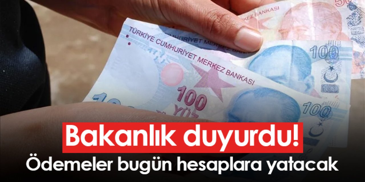 Bakanlık duyurdu! Tarımsal destek ödemeleri bugün hesaplara yatacak