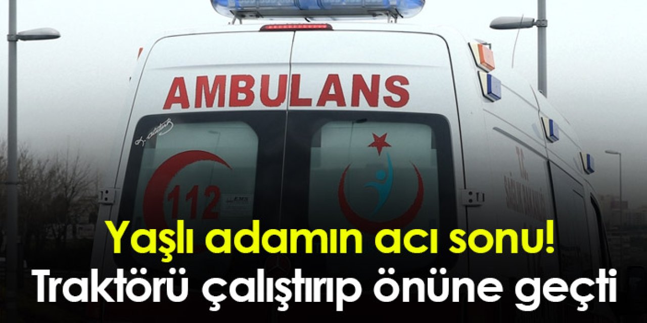 Samsun'da yaşlı adamın acı sonu!