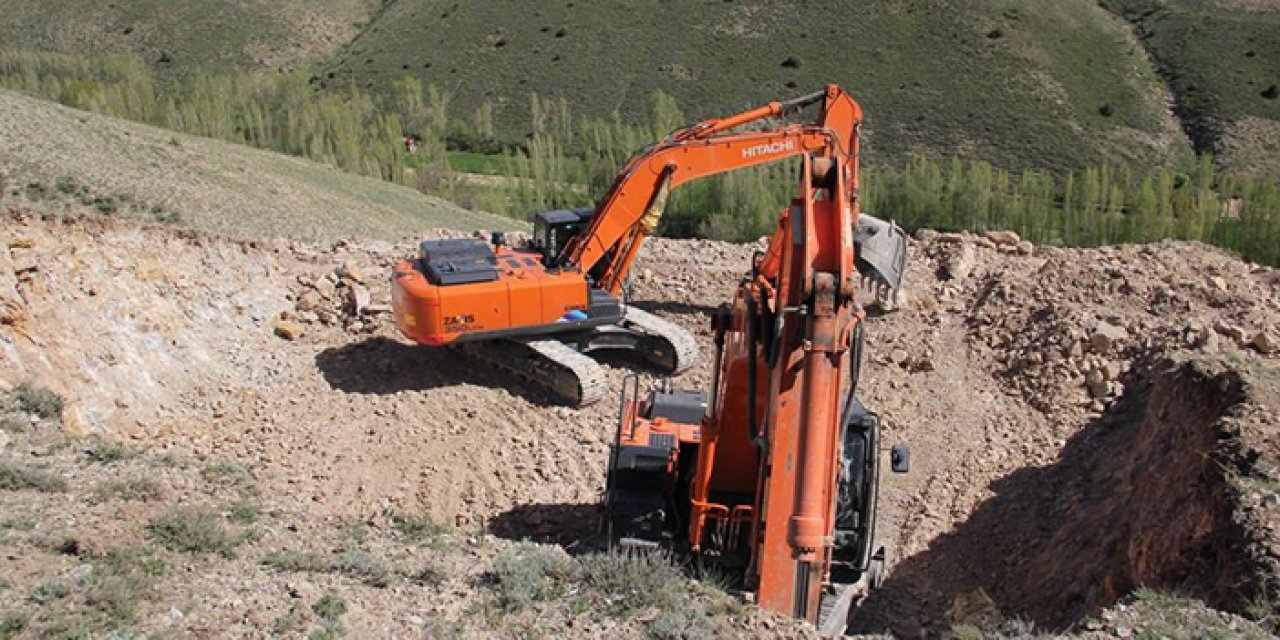 Bayburt'ta içme suyu tesisi yapımı devam ediyor
