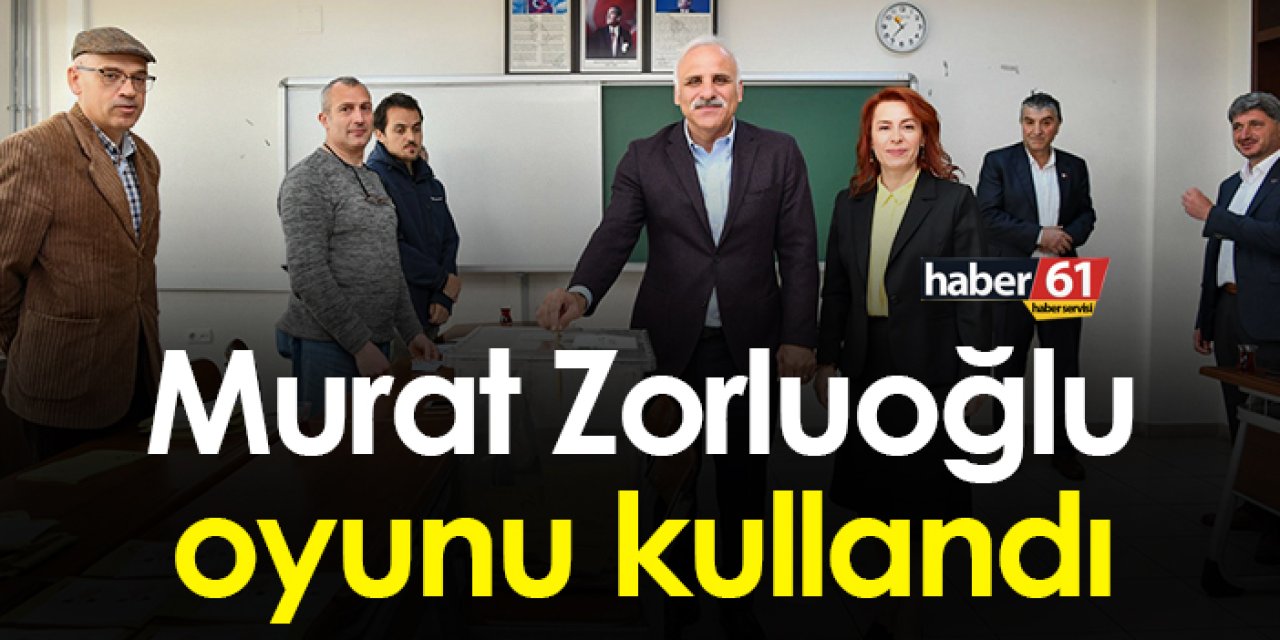 Trabzon’da Murat Zorluoğlu oyunu kullandı!
