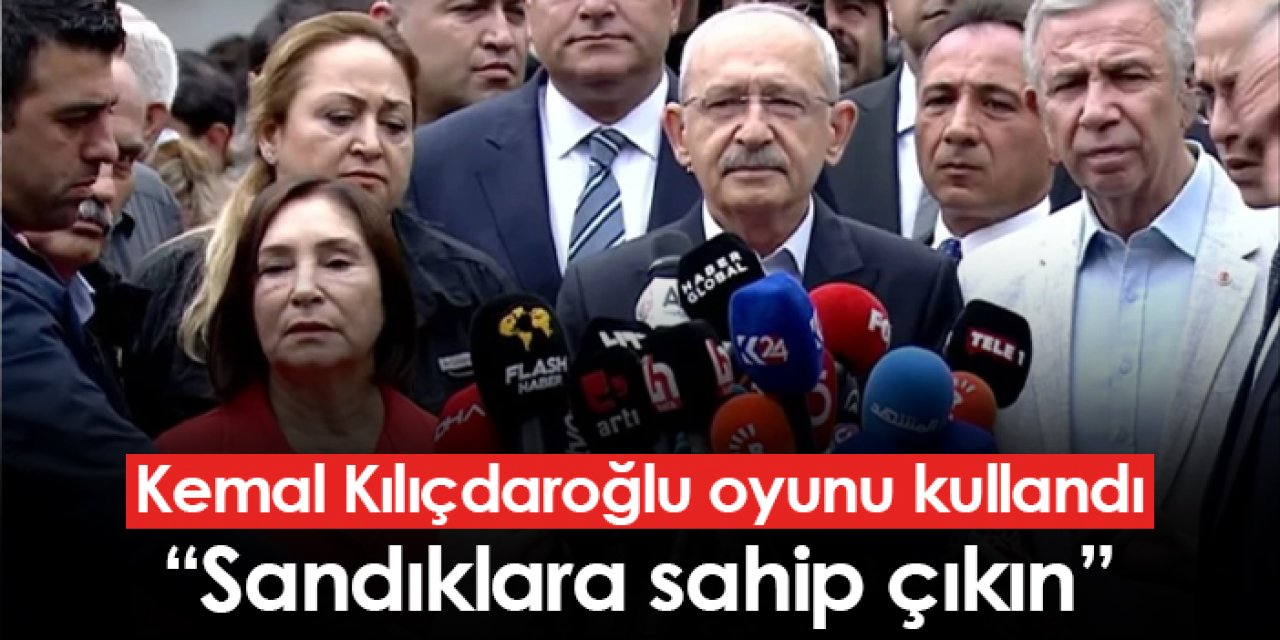 Kemal Kılıçdaroğlu Cumhurbaşkanı Seçimleri ikinci turu için oyunu kullandı