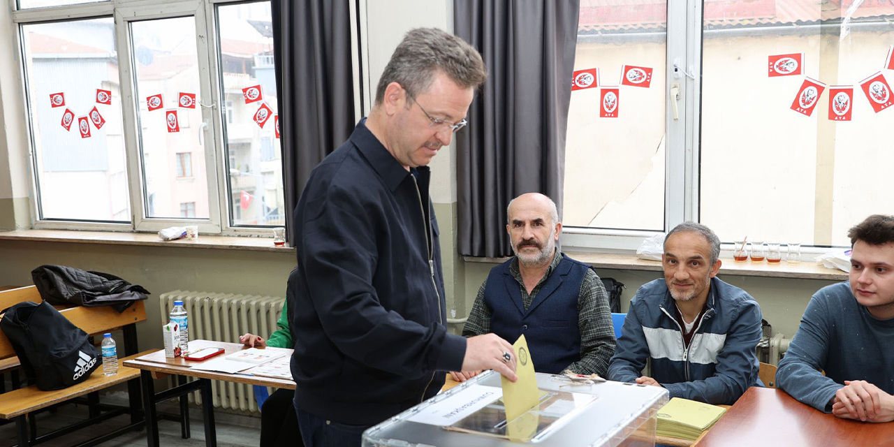 Giresun'da seçmen sandık başında