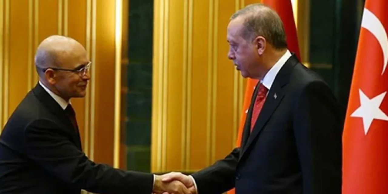 Cumhurbaşkanı Erdoğan, Mehmet Şimşek'le görüştü