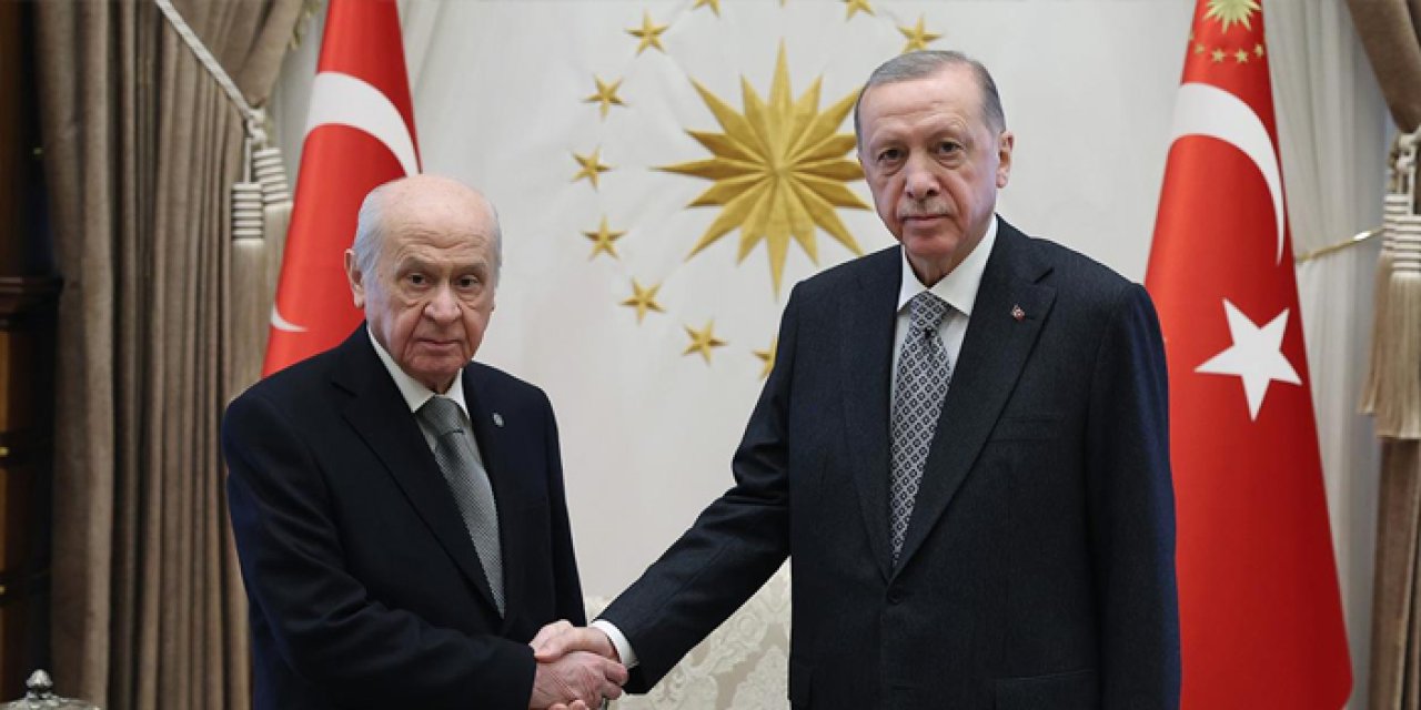 Cumhurbaşkanı Erdoğan Devlet Bahçeli ile bir araya geldi
