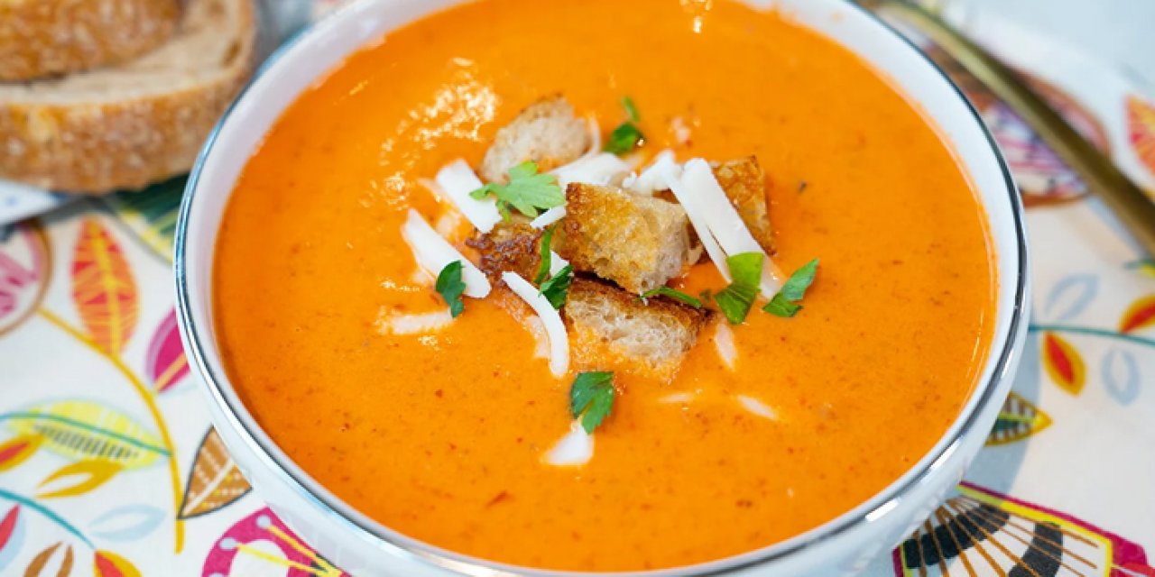 Sütlü domates çorbası nasıl yapılır? İşte lezzetli bir sütlü domates çorbası tarifi