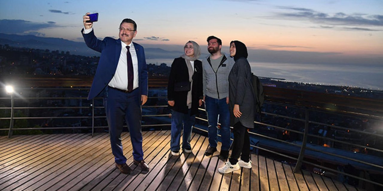 Boztepe Seyir Terası’na rekor ziyaretçi! İşte resmi rakamlar