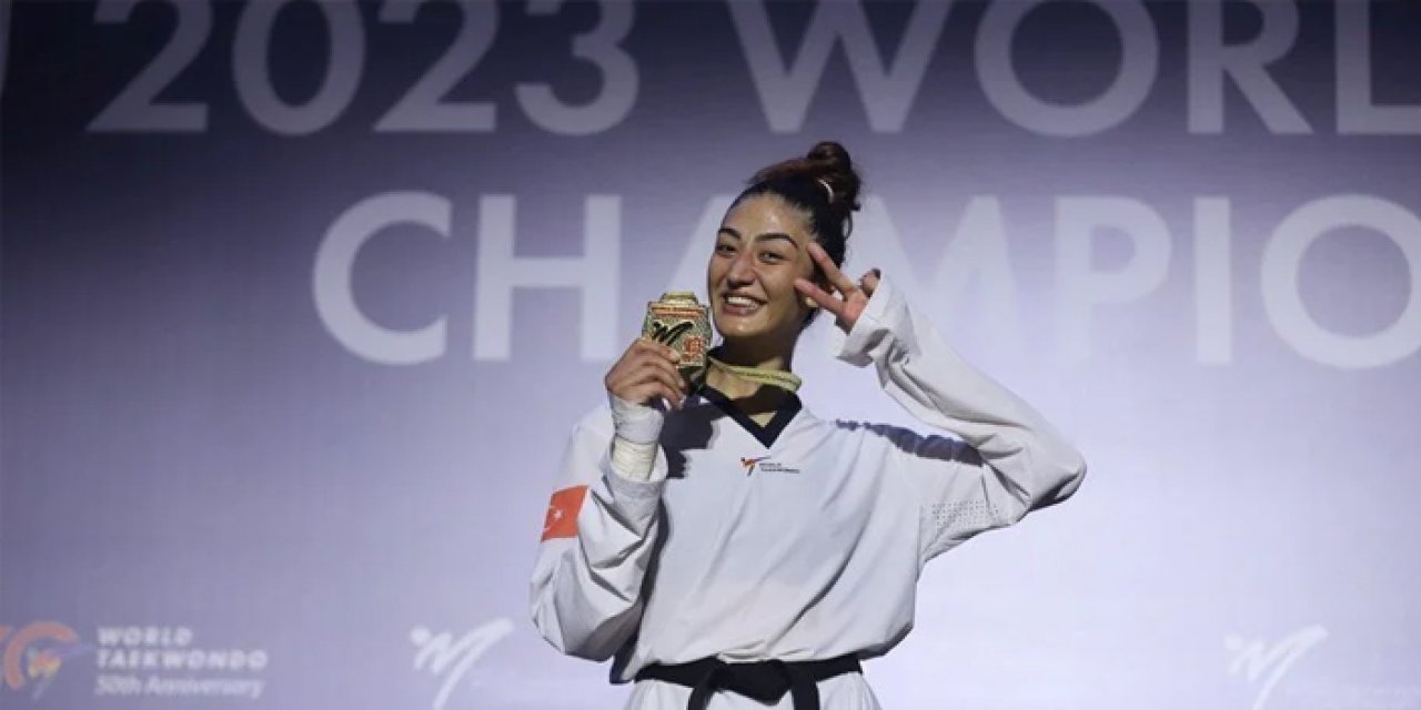 Nafia Kuş Tekvando Şampiyonası'nda altın madalya kazandı!