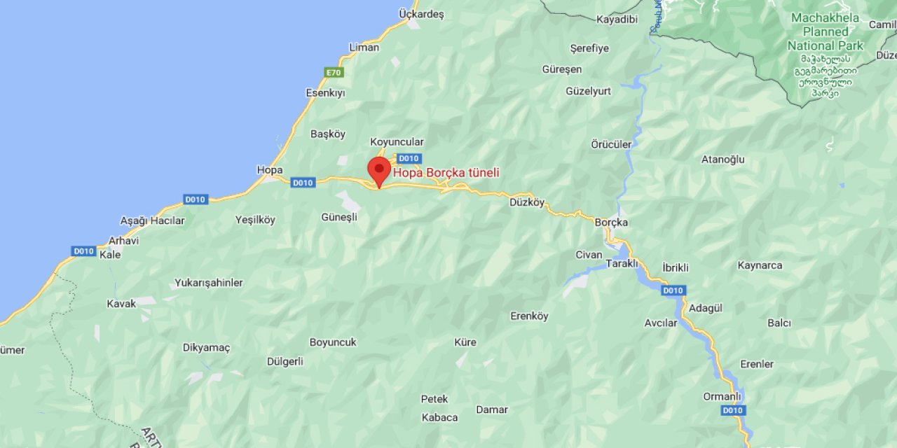 Hopa-Borçka-Artvin yolunda çalışma yapılıyor - 04 Haziran 2023