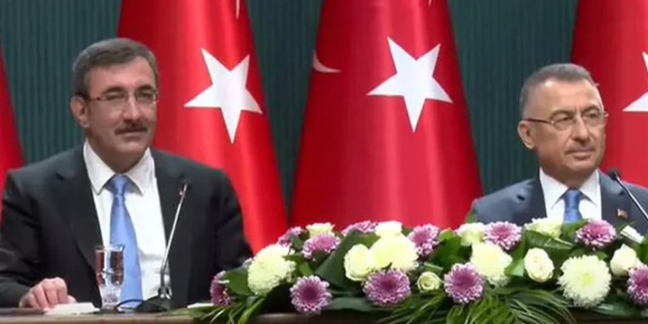 Cumhurbaşkanı Yardımcısı Cevdet Yılmaz görevi Fuat Oktay'dan devraldı