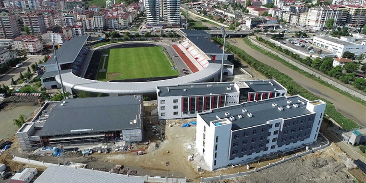 Akçaabat'taki Spor Lisesi sona yaklaşıyor