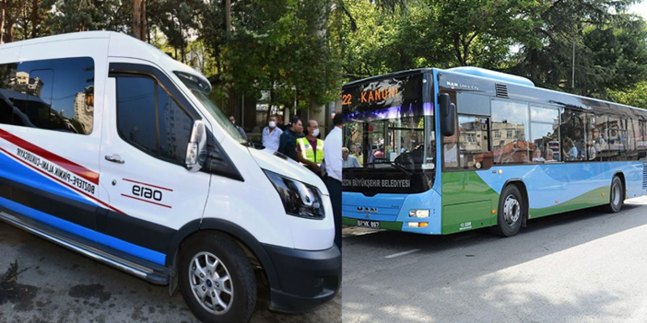 Trabzon'da topu ulaşım ücretlerine zam! İşte yeni tarife