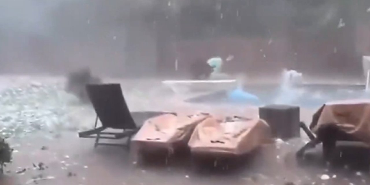 Taş büyüklüğünde dolu yağdı! 5 kişi hayatını kaybetti