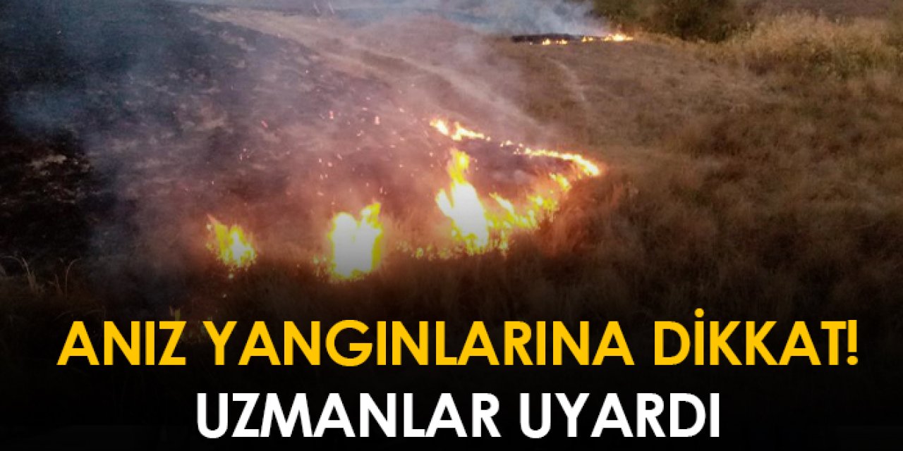 Anız yangınlarına dikkat! Uzmanlar uyardı