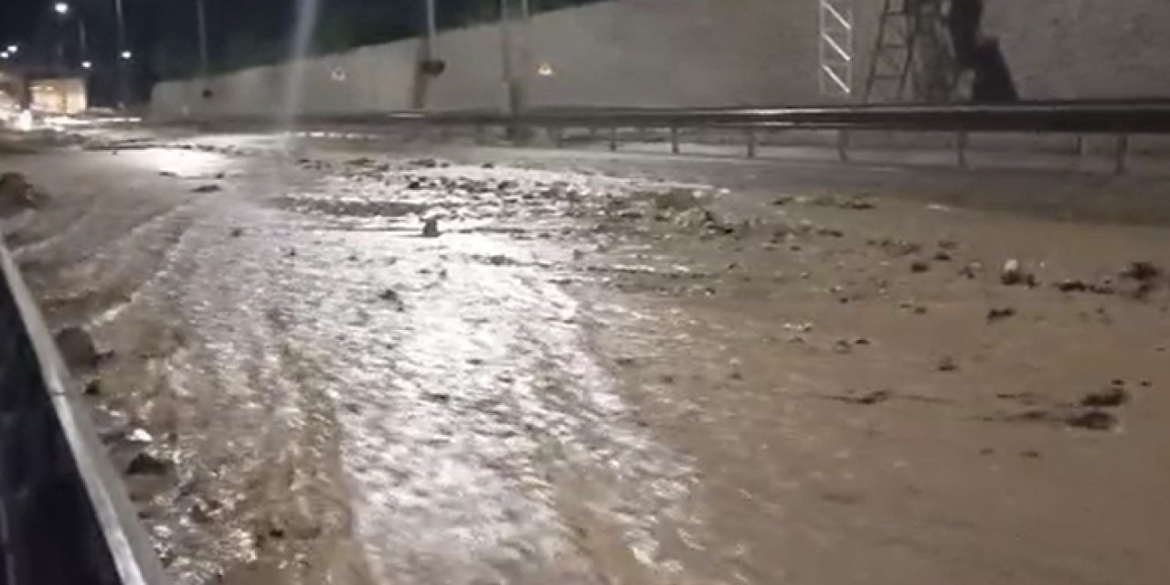 İşte Trabzon'daki heyelan sonrası ortaya çıkan manzara!