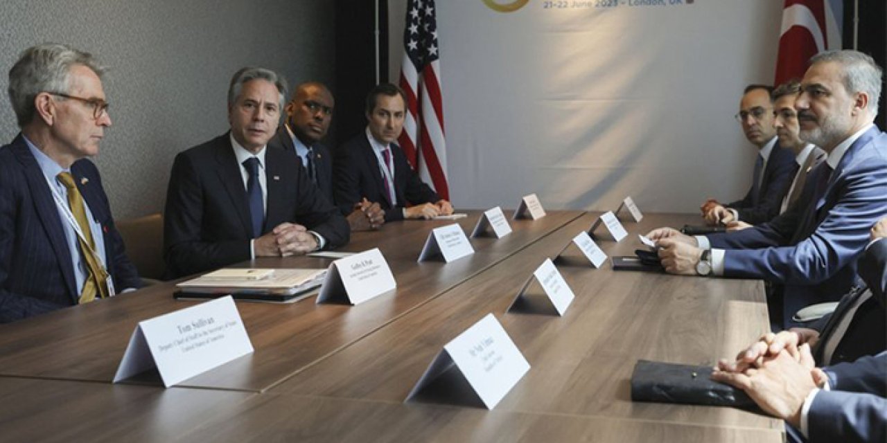 Bakan Fidan ile Blinken Londra'da görüştü