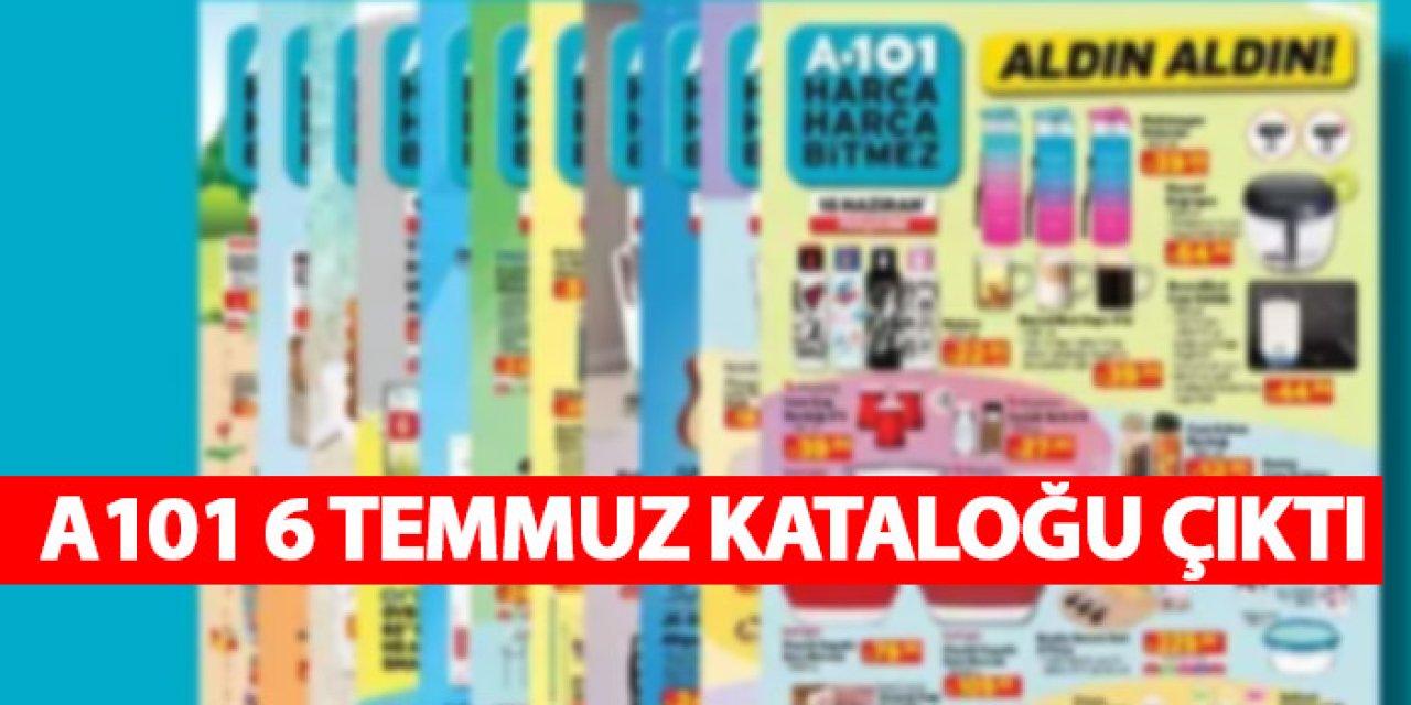 6 Temmuz 2023 A101 kataloğu! A101 katalog mutfak,aktüel ürünleri ve çeyizlik ev gereçleri ile geliyor