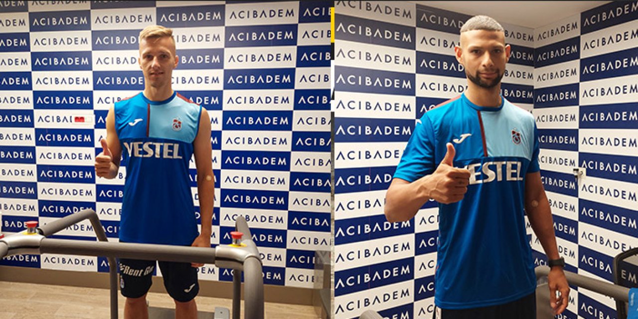 Trabzonspor’un Yeni Transferleri Fernandez ve Orsic Sağlık Kontrolünden Geçti