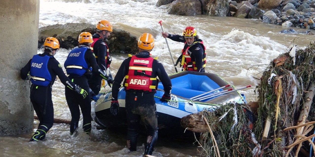 Giresun'da selde kaybolan şahsı arama çalışmalarında umutlar tükeniyor