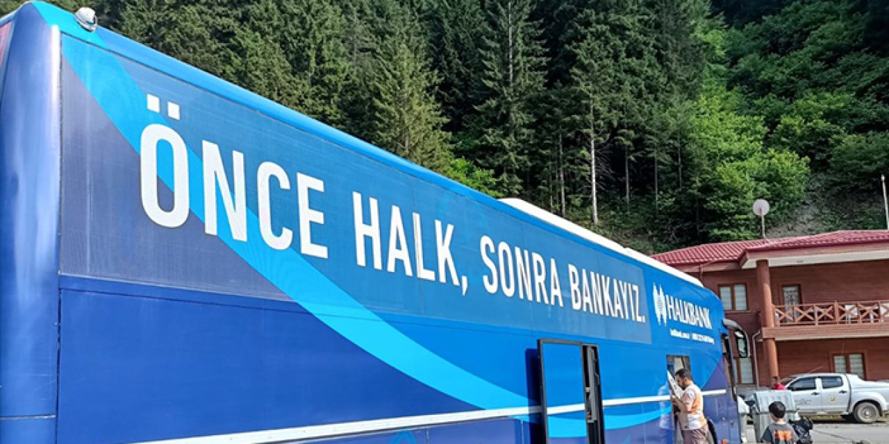 Halk Bankası'ndan Uzungöl'de mobil şube hizmeti