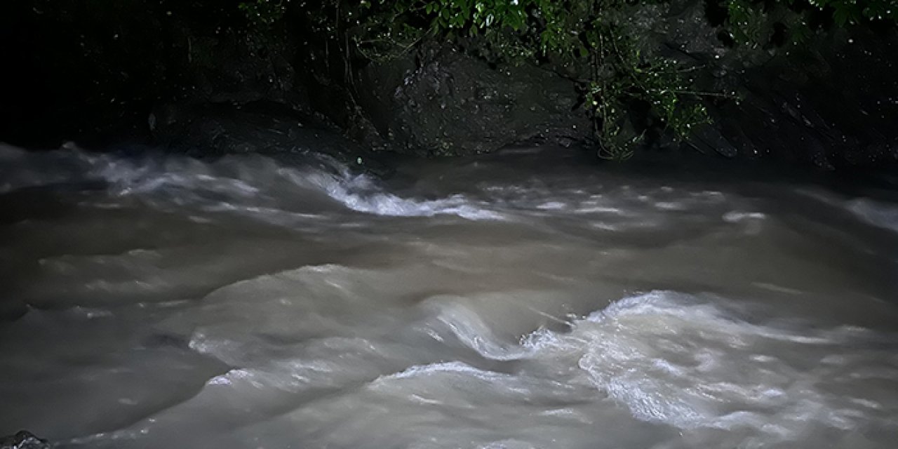 Ordu'da selde kaybolan kadını arama kurtarma çalışmalarına sabah devam edilecek