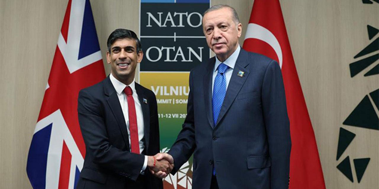 Cumhurbaşkanı Erdoğan İngiltere Başbakanı Sunak ile bir araya geldi