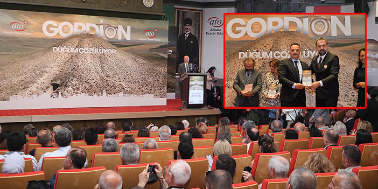 Gordion için bir araya geldiler! TİMBİR'e plaket