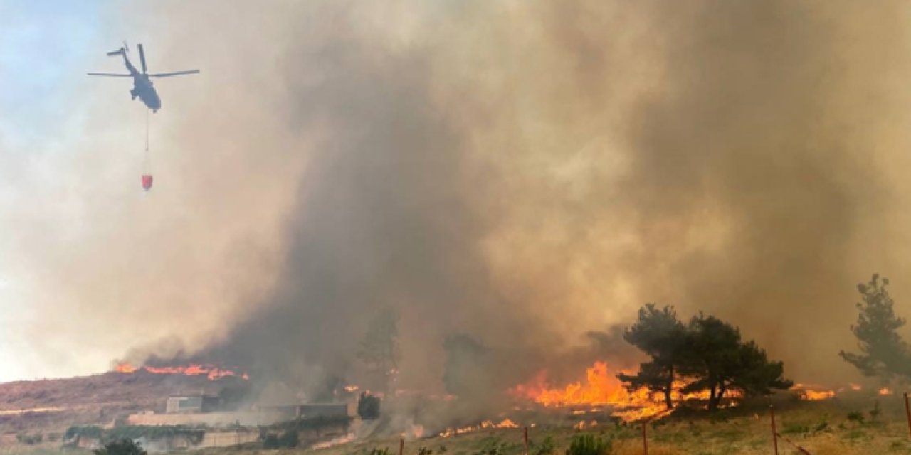 Çanakkale'de alevler büyüdü! Köyler teker teker boşaltılıyor