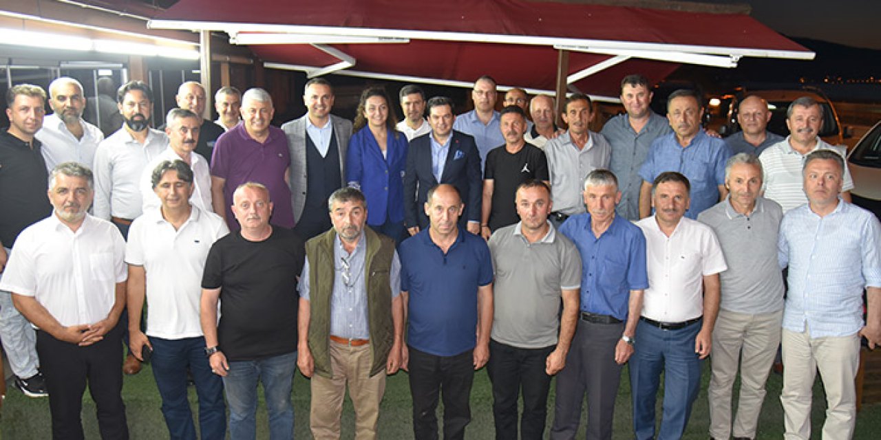 Giresun'da tayin olan kamu görevlilerine veda