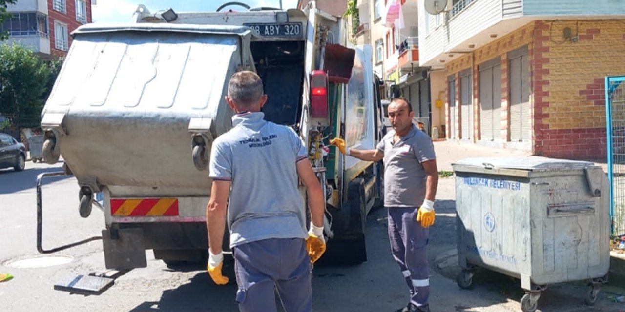 Giresun Bulancak’ta vatandaşlara çöp uyarısı
