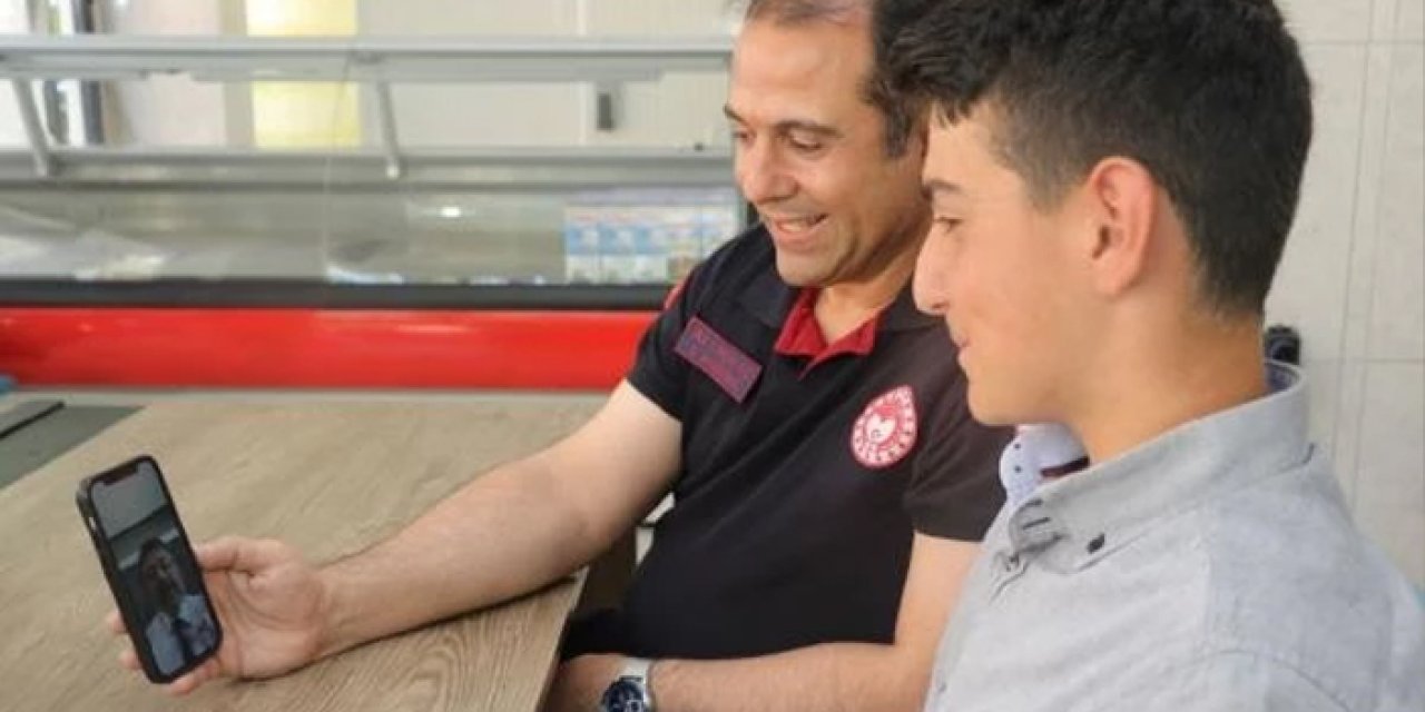 LGS'de Türkiye 2.'si olan çoban Muhammet'e tebrik telefonu!