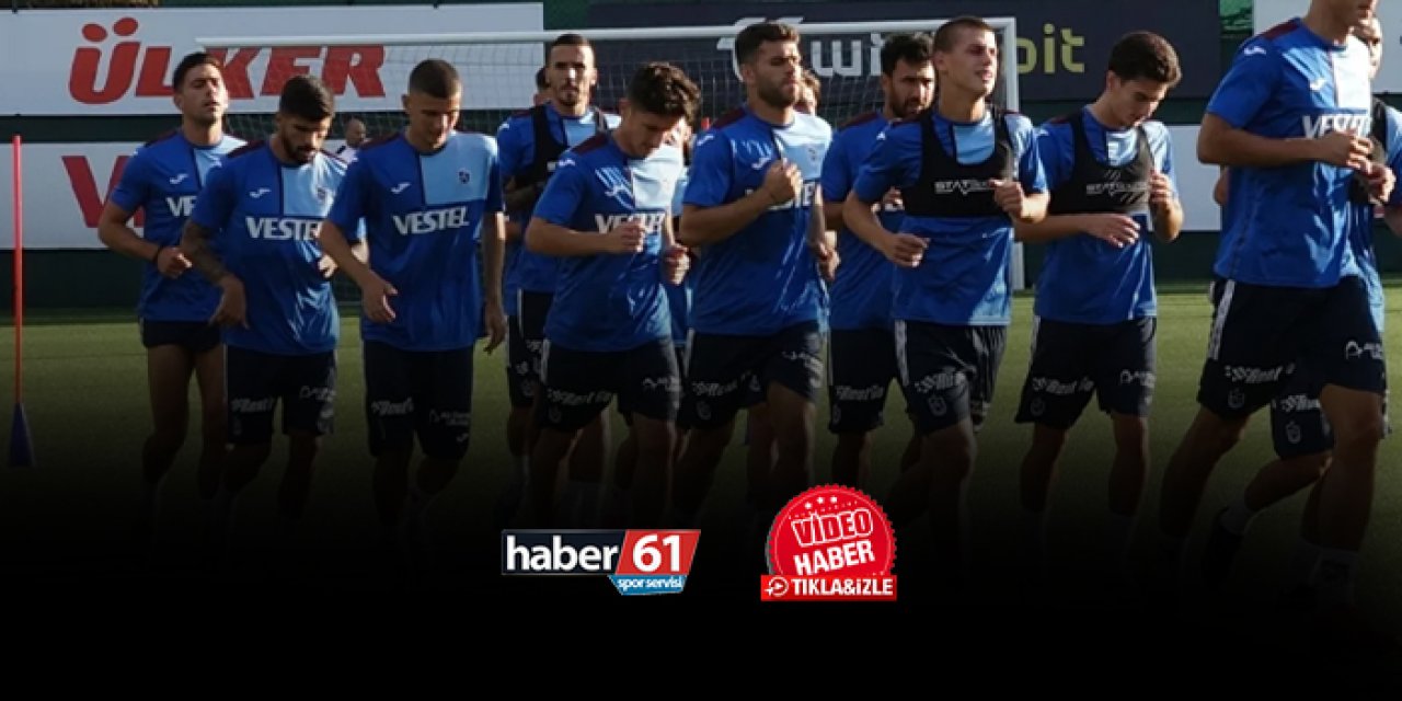 Trabzonspor'da son hazırlıklar sürüyor: Final maçı 1461 Trabzon ile