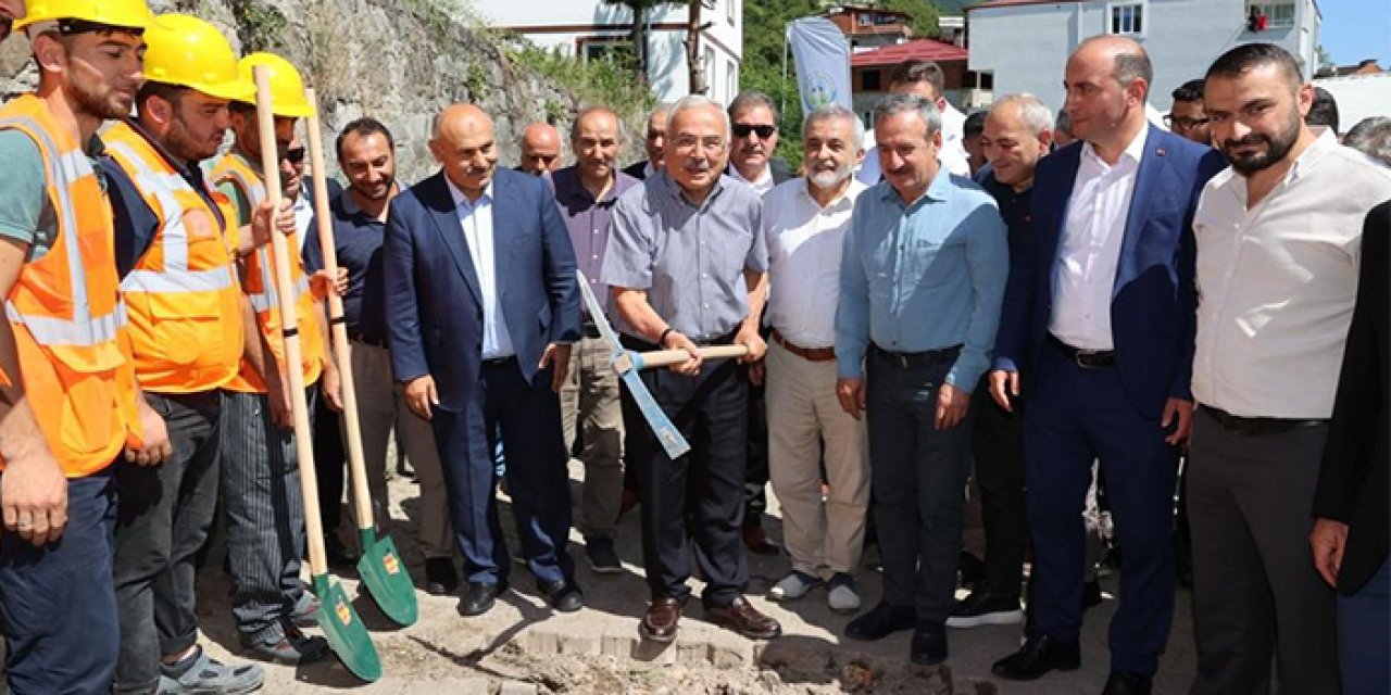 Ordu'nun Aybastı ilçesinde doğalgaz sevinci