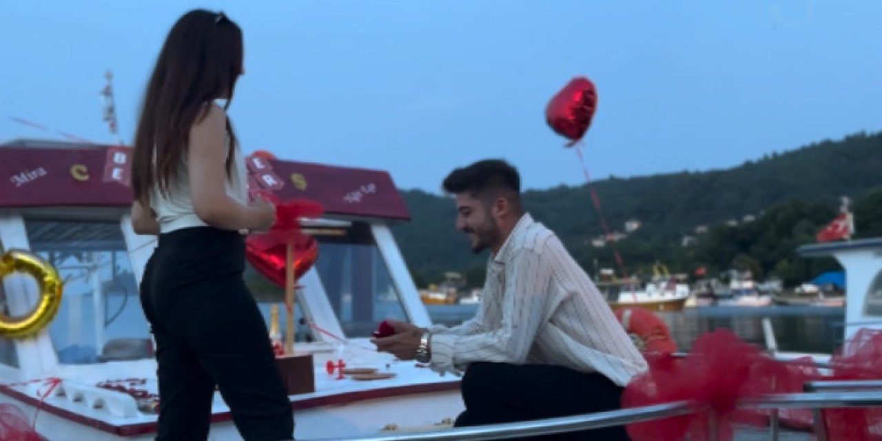 Ordu'da evlilik teklifinde şaşkına çeviren olay!