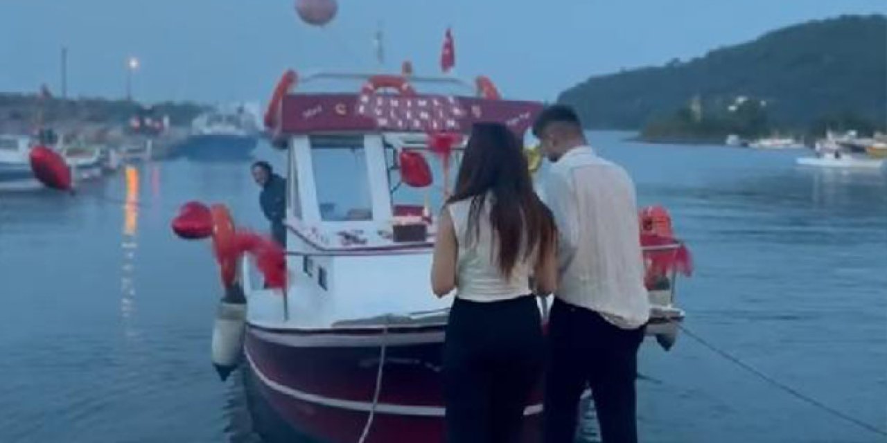 Ordu'da evlilik teklifi sırasında yüzük denize düşmüştü! Dalgıç tarafından bulundu