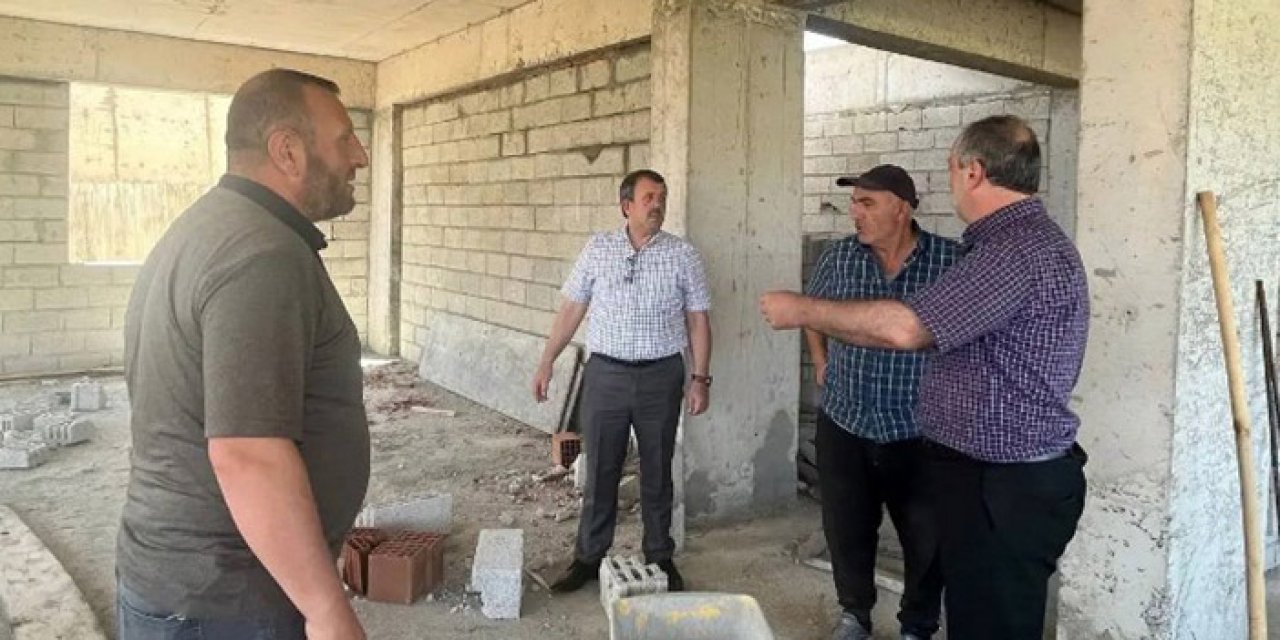 Bayburt'ta yeni Kur'an Kursunda çalışmalar devam ediyor