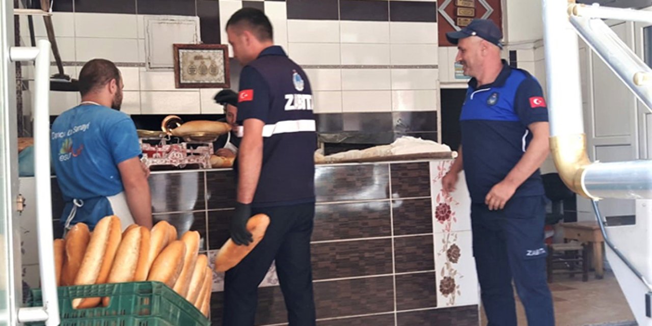 Bayburt'ta zabıtadan fırınlara denetim