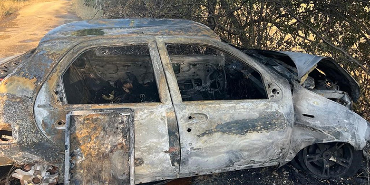 Gümüşhane'de kaza yapan araç alev aldı! 2 kişi yaralandı