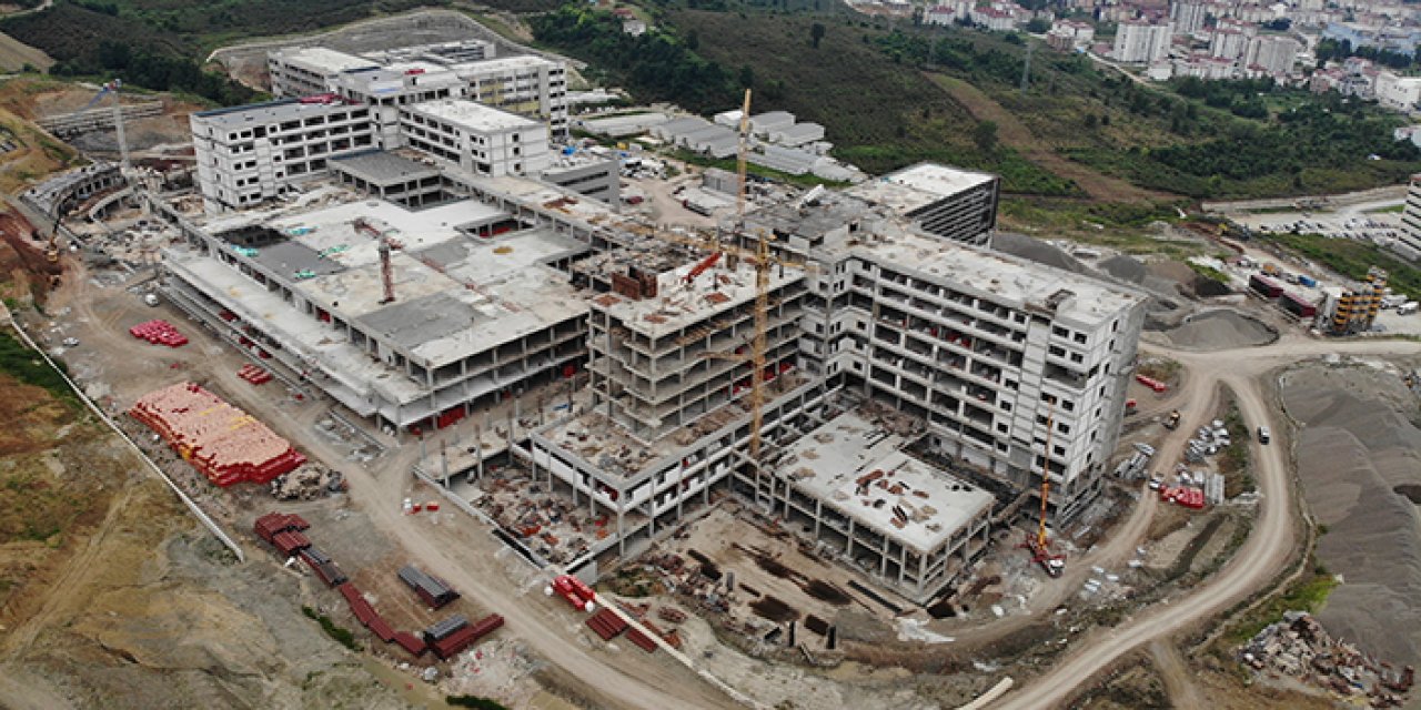 Ordu'da Şehir Hastanesi yükseliyor