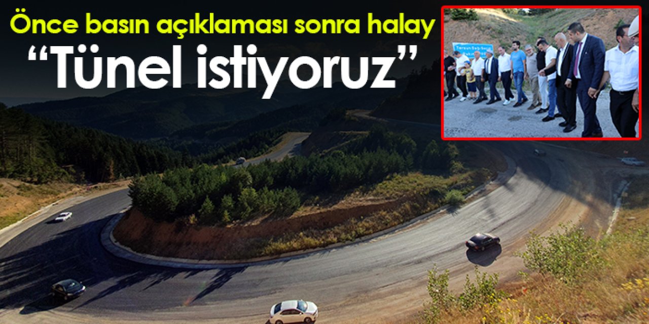 Gümüşhane'de Şiranlılar Tersun Dağı'na tünel istiyor