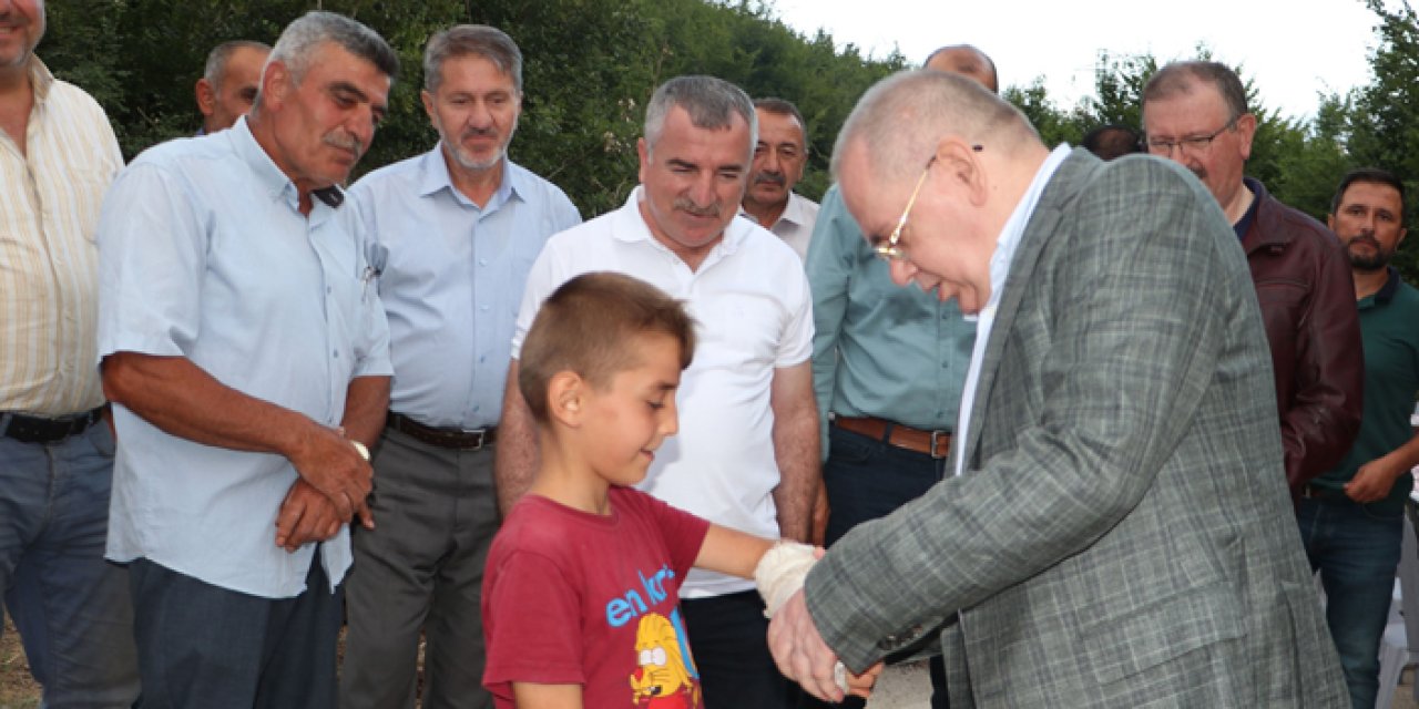 Samsun Büyükşehir Belediye Başkanı Demir Havza'da incelemelerde bulundu