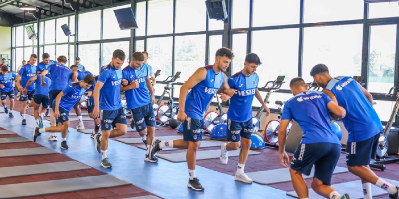 Trabzonspor, Galatasaray maçı hazırlıklarını çift antrenmanla sürdürüyor