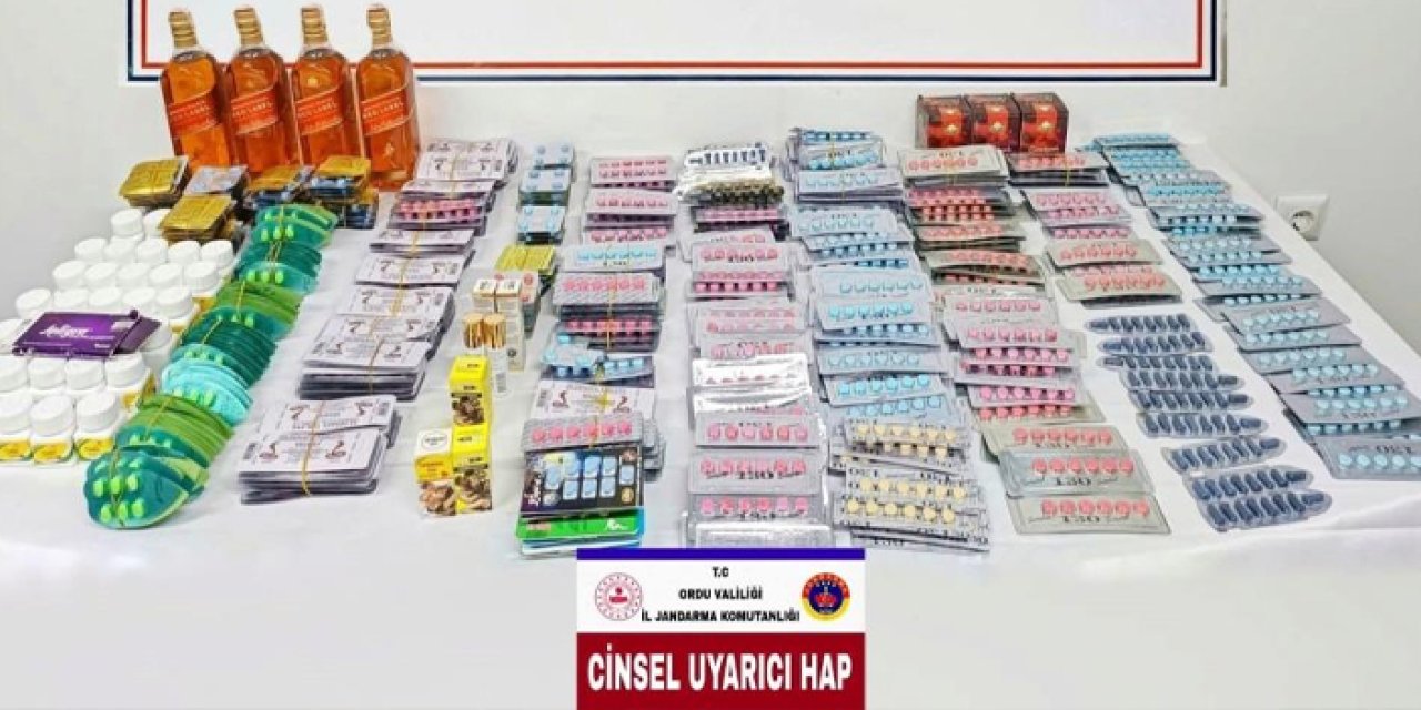 Ordu'da uyuşturucu ve hap operasyonu